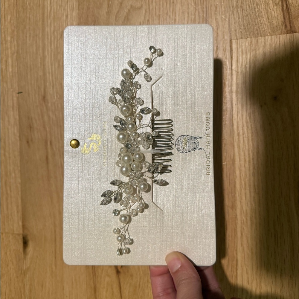 Sincerely Jules Silver Bridal Hair Comb